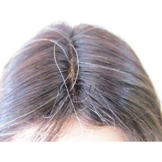 HS ALORA | Dark Root Light Blonde Long Wig HEAT OK Gentle Curls Skin Part 