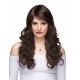 HS EVERLY | Long Wig COLOR CHOICE Heat OK Long Curls Side Swept Bangs 