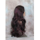 ASHANTI | Natural Black Burgundy Long Wig Layered Full Skin Top 29" 
