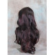 ASHANTI | Natural Black Burgundy Long Wig Layered Full Skin Top 29" 