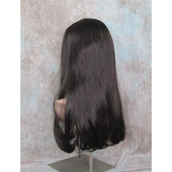 ASHLEY | Dark Brown Long Wig Showgirl Style Cascading Waves Skin Top
