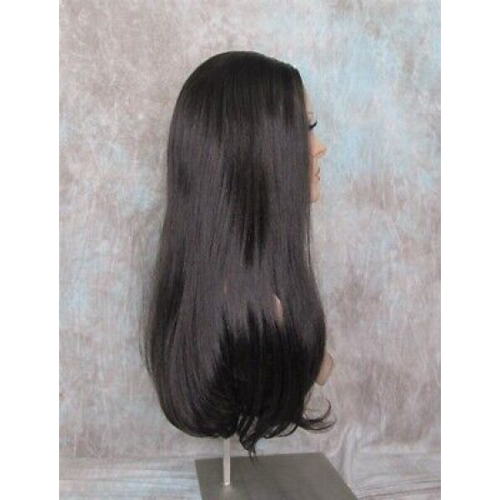 ASHLEY | Dark Brown Long Wig Showgirl Style Cascading Waves Skin Top