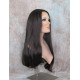 ASHLEY | Dark Brown Long Wig Showgirl Style Cascading Waves Skin Top