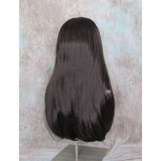 ASHLEY | Dark Brown Long Wig Showgirl Style Cascading Waves Skin Top