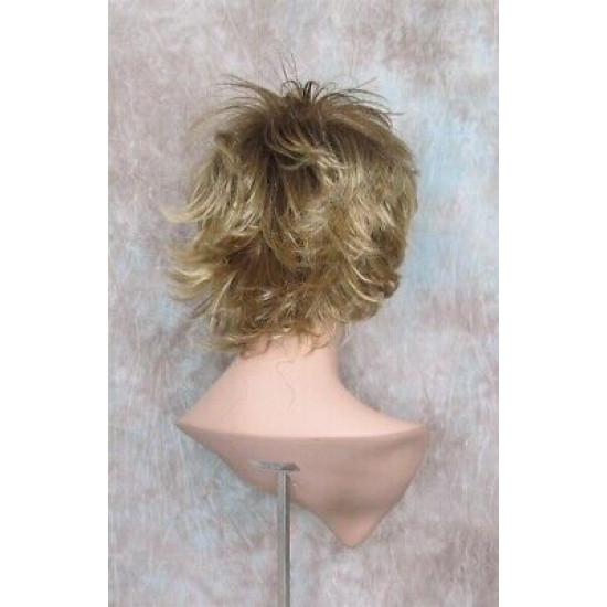LEXY | Ash Blonde Lighter Tips Short Wig Sexy Choppy Layers Flipped Ends Waves 