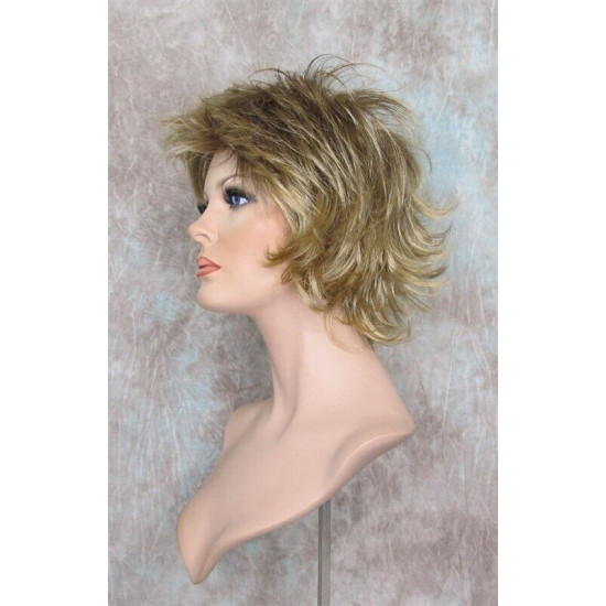 LEXY | Ash Blonde Lighter Tips Short Wig Sexy Choppy Layers Flipped Ends Waves 