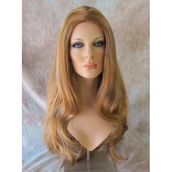 ASHANTI | Strawberry Blonde Mix Extra Long Wig Full Skin Top 29" 