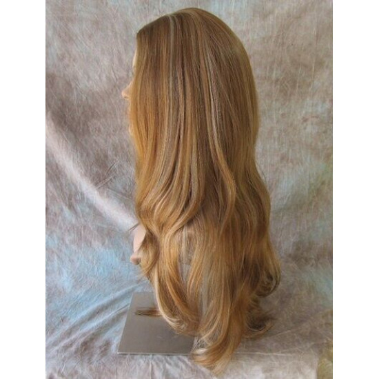 ASHANTI | Strawberry Blonde Mix Extra Long Wig Full Skin Top 29" 