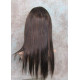JEWEL | Black Long Wig Razor Straight Layers Bangs Skin Part Wigs 