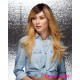 HIPSTER | Medium Blonde Dark Root Long Wig Layers Heat OK Honey Sable