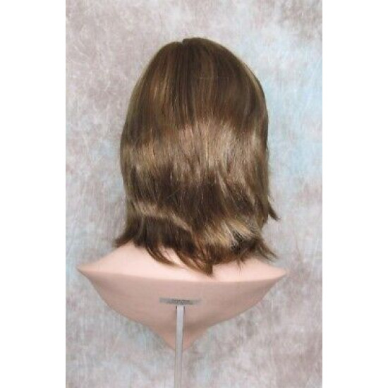 ALWAYS SEXY | Golden Brown Mix Medium Wig Long Bangs Layers Flicked Back