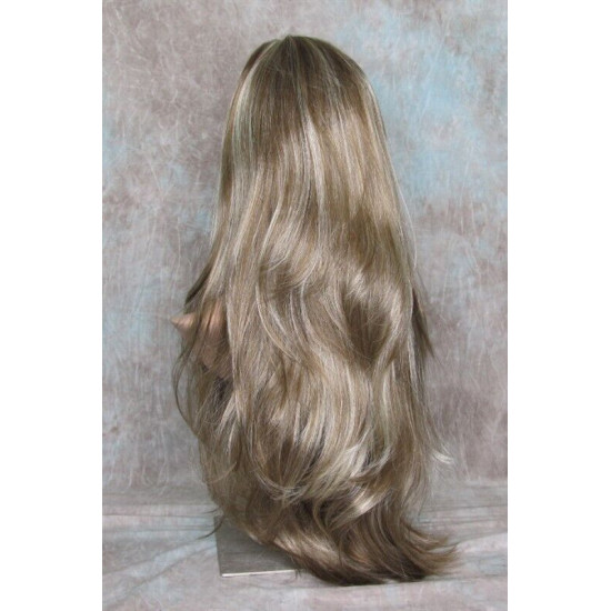 LINDA XL | Dark Ash Blonde Mix Long Layers Wig Full Skin Top 28" 