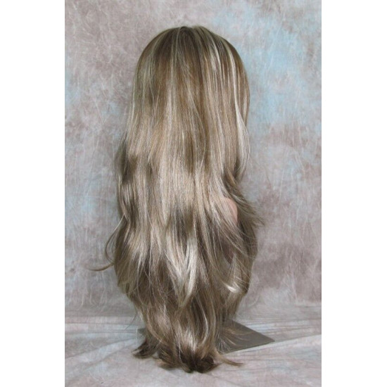 LINDA XL | Dark Ash Blonde Mix Long Layers Wig Full Skin Top 28" 