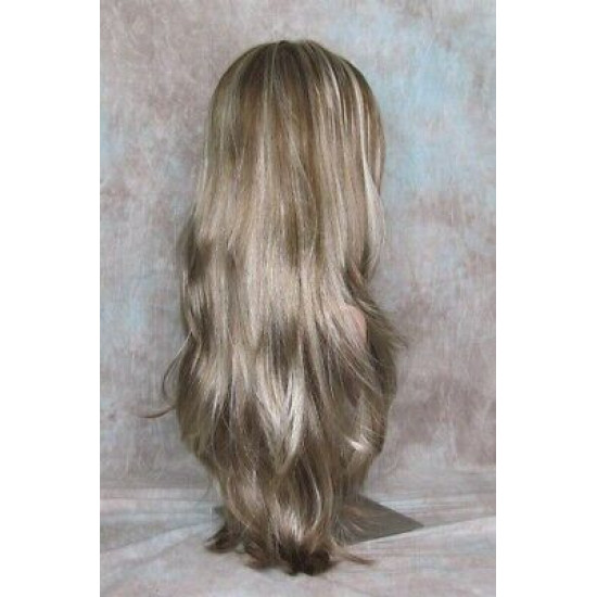 LINDA XL | Dark Ash Blonde Mix Long Layers Wig Full Skin Top 28" 