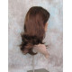 PAULINE | Auburn Brown Mix Long Wig Long Layered Shag Bangs 