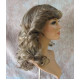 FARAH | 1970s Flipped Look Ash Blonde Long Wig Curly Skin Part 