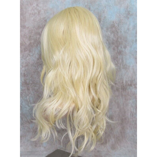 SUNDAY | Light Blonde Long Wig Heat OK Long Bangs Skin Part Wigs 