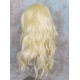 SUNDAY | Light Blonde Long Wig Heat OK Long Bangs Skin Part Wigs 