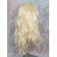SUNDAY | Light Blonde Long Wig Heat OK Long Bangs Skin Part Wigs 