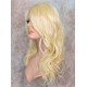 SUNDAY | Light Blonde Long Wig Heat OK Long Bangs Skin Part Wigs 