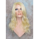 SUNDAY | Light Blonde Long Wig Heat OK Long Bangs Skin Part Wigs 