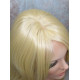 SUNDAY | Light Blonde Long Wig Heat OK Long Bangs Skin Part Wigs 