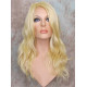 SUNDAY | Light Blonde Long Wig Heat OK Long Bangs Skin Part Wigs 