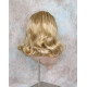 ANGELA 750 | Strawberry Blonde Mix Medium Wig Gentle Waves Skin Top No Bang