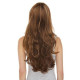 CARMEN | Cognac Long Wig Gentle Layers Side Swept Bangs Skin Part 