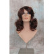 SHANIA | Auburn Copper Long Soft Waves Wig Bangs Side Part 17" 