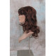 SHANIA | Auburn Copper Long Soft Waves Wig Bangs Side Part 17" 
