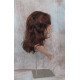 SHANIA | Auburn Copper Long Soft Waves Wig Bangs Side Part 17" 