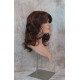 SHANIA | Auburn Copper Long Soft Waves Wig Bangs Side Part 17" 