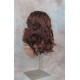 SHANIA | Auburn Copper Long Soft Waves Wig Bangs Side Part 17" 