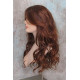 GABBY | Copper Auburn Long Wig Long Barrel Curls Skin Part HEAT OK Wigs 