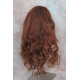 GABBY | Copper Auburn Long Wig Long Barrel Curls Skin Part HEAT OK Wigs 