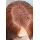 GABBY | Copper Auburn Long Wig Long Barrel Curls Skin Part HEAT OK Wigs 