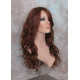 GABBY | Copper Auburn Long Wig Long Barrel Curls Skin Part HEAT OK Wigs 