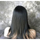 BEAUTY ADDICTION | Jet Black Long Wig Layers Bangs | Forever Young