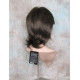 DEIDRE | Medium Brown Medium Wig Shag Long Bangs Flicked Back Ends