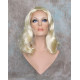 ANGELA 750 | Light Blonde Medium Wig Gentle Waves Skin Top No Bang