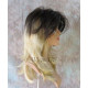 ROCKER | 2 Tone Dark Brown Top Over Blonde Long Wig Choppy Layers | Adora