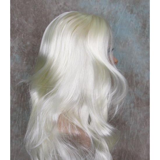 LINDA XL | White Blonde Long Layers Wig Full Skin Top 28" 