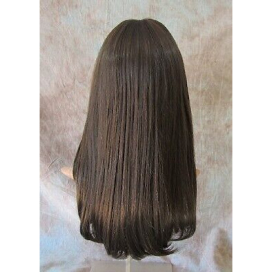 SHARON | Medium Brown Long Face Frame Wig Skin Part Layers