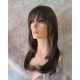 SHARON | Medium Brown Long Face Frame Wig Skin Part Layers