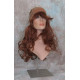 VEGAS | Copper Red Long Wig Curls Bangs Heat OK Wigs 
