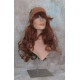 VEGAS | Copper Red Long Wig Curls Bangs Heat OK Wigs 