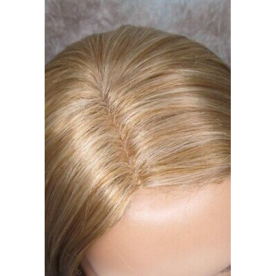 BRITTNEY | Strawberry Lighter Tips Long Wig Monofilament Part Long Layers