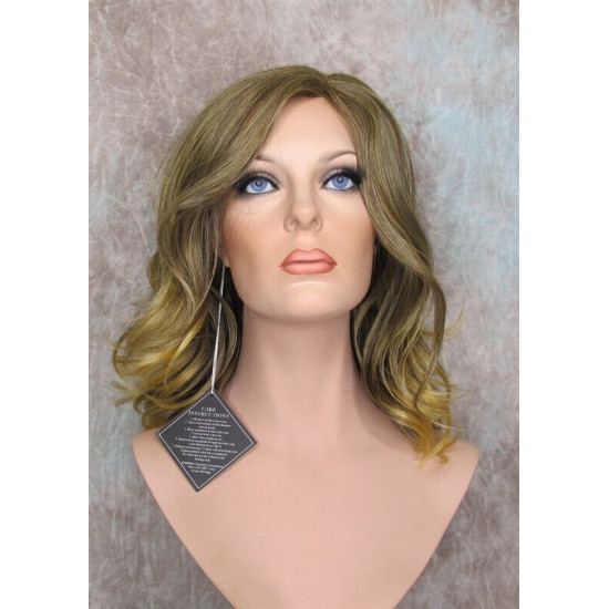 PARISIAN BOB | Med Ash Blonde Long Bob Monofilament Wig Heat OK | Forever Young 