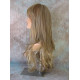 KRISTEN | Medium Blonde Mix Long Wig HEAT OK Layers Swept Bangs Skin Crown Wigs